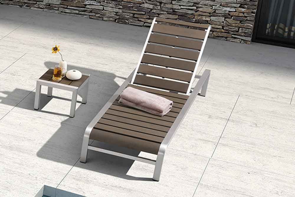 Leisure Design Outdoor Plastic Wood Garden SunBeds For Resort - Kerr