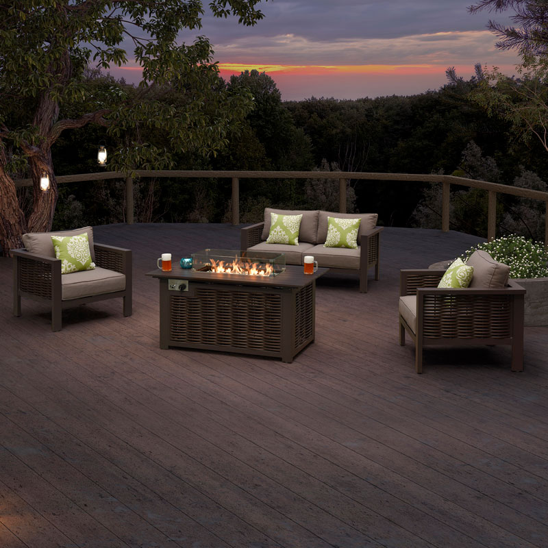 outdoor propane gas fire pit