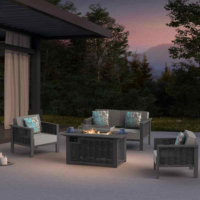 Patio Tables With Propane Fire Pits, Fire Pit Dallas