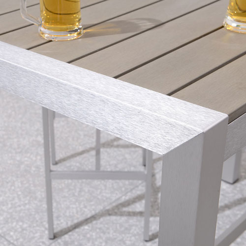 How to protect brushed aluminum outdoor furniture from scratch?